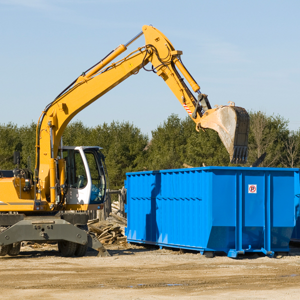 what size residential dumpster rentals are available in Mulberry